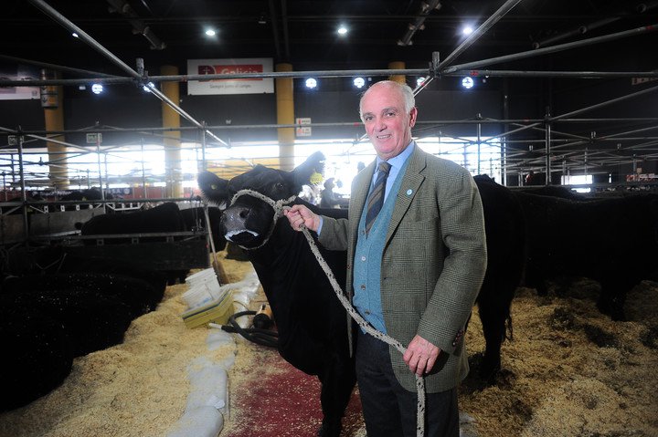 Alfonso Bustillo viceresidente de Angus y flamante presidente del Foro de Genética Bovina. Foto German Garcia Adrasti
