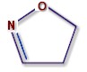Estructura química del isoxazol. Estructura química del isoxazol.