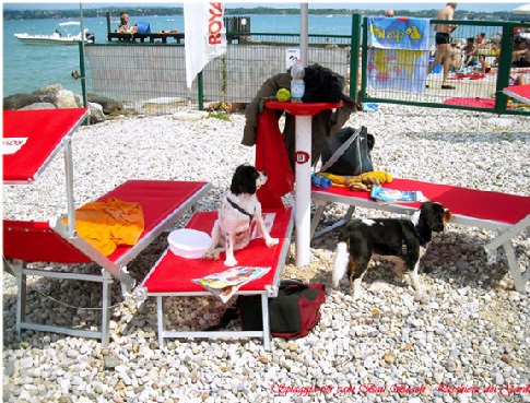 El ejemplo es esta playa cercana a Roma.